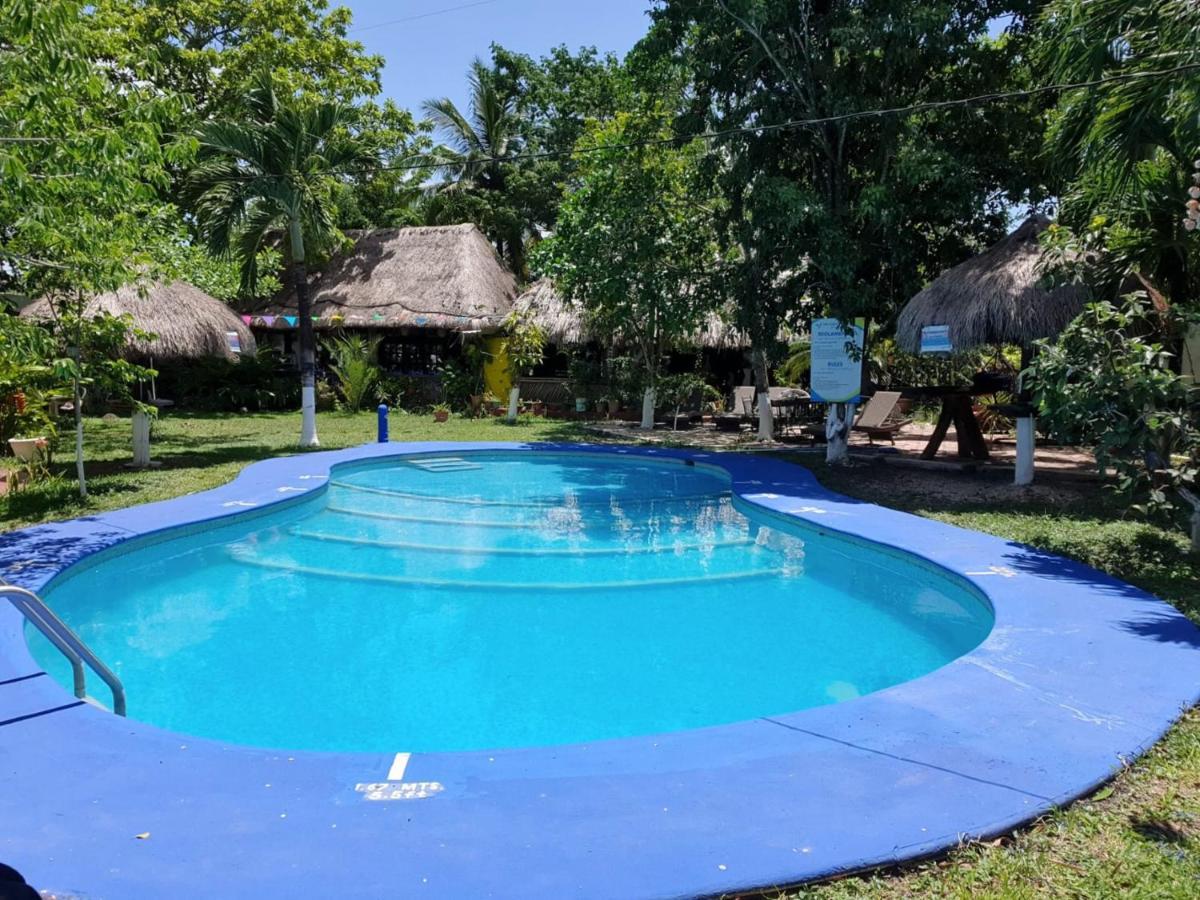 Cabanas Colibri Bacalar Bagian luar foto